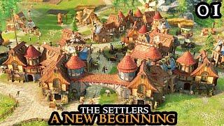 THE SETTLERS - Fresh Start on HARDCORE City Building  FULL GAME Beautiful RTS 2024 Part 01