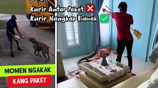 KURIR CORE.. Deretan Momen Kocak Kurir PAKET Paling Bikin Ngakak - Part 12