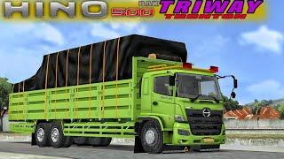 Detail Nih  Mod Bussid Truck Hino 500 Bak Triway - Bus Simulator Indonesia