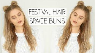 Festival Hair - Space Buns  Fashion Influx