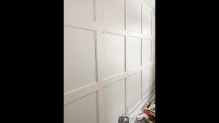 Installing Faux Wainscoting   HD 1080p