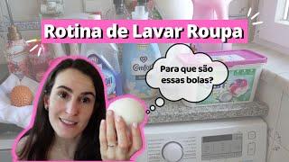 Rotina de Lavar Roupa  Sugestões dicas  produtos e programas que uso e a minha máquina da roupa