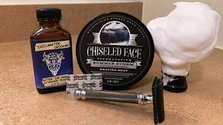 A shave with Chiseled Face “Summer Storm” and the Maggard V3A razor