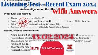 IELTS Listening Actual Test 2024 with Answers  13.02.2024