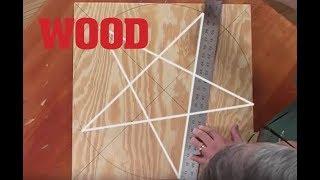 How To Lay Out a 5-point Star or Pentagon - No-Math Geometry - WOOD magazine