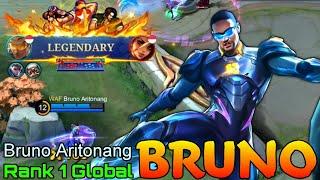 3600+ Matches Bruno Double MVP Gameplay - Top 1 Global Bruno by Bruno Aritonang - Mobile Legends