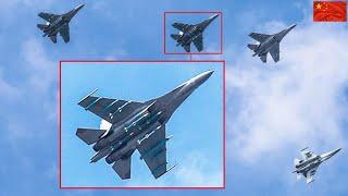 Chinese Air Force J-16 fighter jet demonstrates advanced PL-17 long-range missile 300 km range