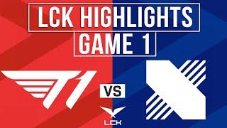 T1 vs DRX Highlights Game 1  LCK 2024 Spring  T1 vs DRX