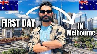 First Day In Melbourne Australia   City Tour  Indians in Australia 