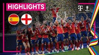 Spanien - England Highlights  UEFA EURO 2024 Finale  MAGENTA TV