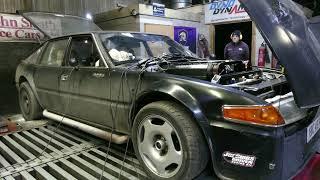 Charlie Broomfields 27 Litre Rover SD1 Dyno Testing at John Sleath race Cars Jan 2023