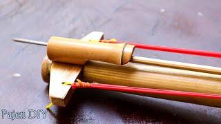 Make Fish Crossbow from Bamboo  Bamboo crafts  DIY