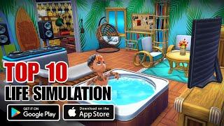 TOP 10 OFFLINE  LIFE SIMULATION GAMES FOR ANDROID AND IOS IN 2023GAMES BEST 10 HIGH GRAPHICS GAMES.