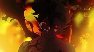 Astas first demon form in witch forest.