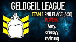 Geldgeil League 2nd Place on Four Floors 658 no downs