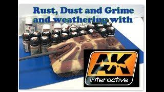 Rust dust and grime weathering with AK interactive