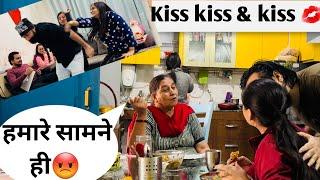 Kissing prank on wife   Prank on wife in India @kartikeysmarriedlyf