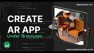 Create AR app in Android Studio under 15 minutes  Beginners Tutorial