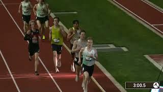 Johnny Gregorek Wins Thrilling Oregon Relays Mile