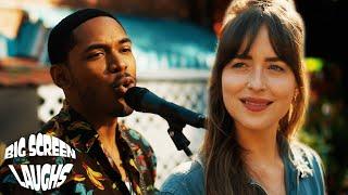 Dakota Johnson Awkwardly Flirts With A Busker  The High Note 2020  Big Screen Laughs