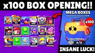 Mega Boxes Rewards Doesnt Dissapoint 100x Mega Box Opening  #classicbrawl