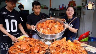 Bất ngờ Chàng trai mỗi ngày bán 100kg Tôm hùm Cua Biển hấp siêu ngon khách ăn nườm nượp ở Sài Gòn