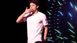 James Reid showed his ABS in Winnipeg