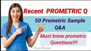 Recent  50 Prometric Questions & AnswerMUST KNOW PROMETRIC QUESTIONS  #prometricexam #nclexrnexam