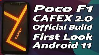 Poco F1  Official CAF Extended 2.0 Features  Android 11  IR Face Unlock App Lock  CAFEX v2.0