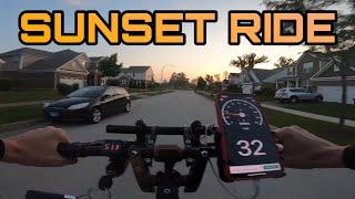 Fast APOLLO GHOST Sunset Ride  40mph+