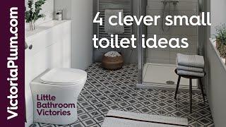 4 clever small toilet ideas  Bathroom ideas from Victoria Plum