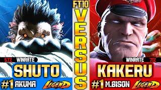 SF6 FT10 M.Bison Kakeru Vs Shuto Akuma ▰ High Level