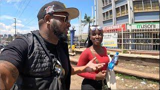 African girl shows me the real streets of Kenya 