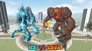 LAVA GOD vs ICE GOD in Indian Bike Driving 3D