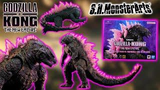 FIRST LOOK TRASH? S.H.MonsterArts GODZILLA  EVOLVED Ver. GODZILLA x KONG THE NEW EMPIRE