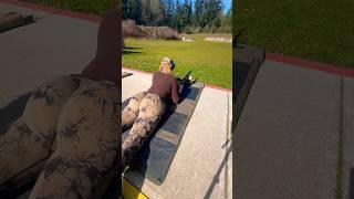 Pixar mom shoots an M1 Garand as fast as she can.