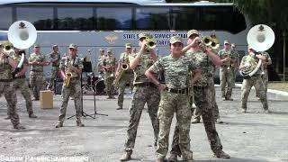 Військовий оркестр Держспецтрансслужби.Концерт у с. Солгутове 11.07.2022 р.