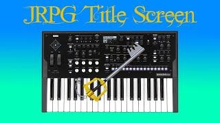 Using the Korg Wavestate to make a Jrgp style title screen theme song