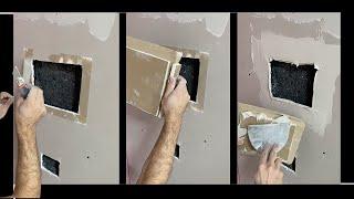  How To Repair Holes in Drywall Panels  Tip plasterboard repair