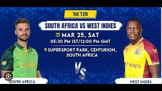 T20i West Indies vs South Africa -- 2nd Match