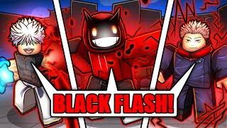Using EVERY BLACK FLASH in EVERY BATTLEGROUNDS GAME... Roblox