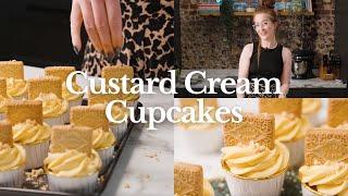 How to make my Custard Cream Cupcakes  Jane’s Patisserie