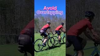 What is overlapping and why should you avoid it? #cycling #gravelbike #roadcycling