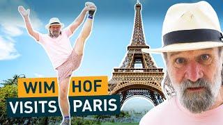 Wim Hof Takes on Paris Cold Exposure in the City of Lights