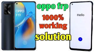 oppo frp bypass android 13  1000% working solution  oppo f19 pro plus frp bypass android 13  frp