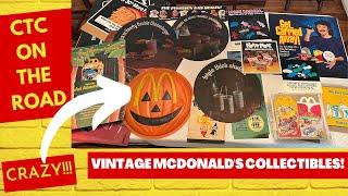 McDonalds Collecting On The Road Rare Halloween Items Super Mario Bros Happy Meal Signs and More