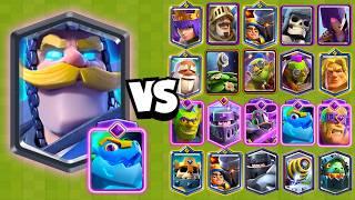 SUPER KNIGHT vs ALL CARDS NEW EVOLVED ELECTRO DRAGON  Clash Royale