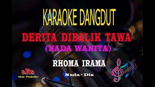 Karaoke Derita Dibalik Tawa Nada Wanita - Rhoma Irama Karaoke Dangdut Tanpa Vocal