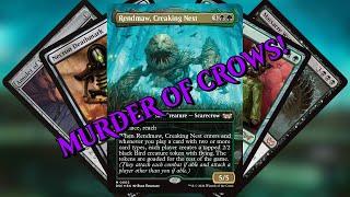 MURDER OF CROWS  Rendmaw Creaking Nest Commander Deck  MTG EDH Deck Tech