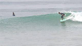 Surfing mini boards without fins at T-Street Blackball 